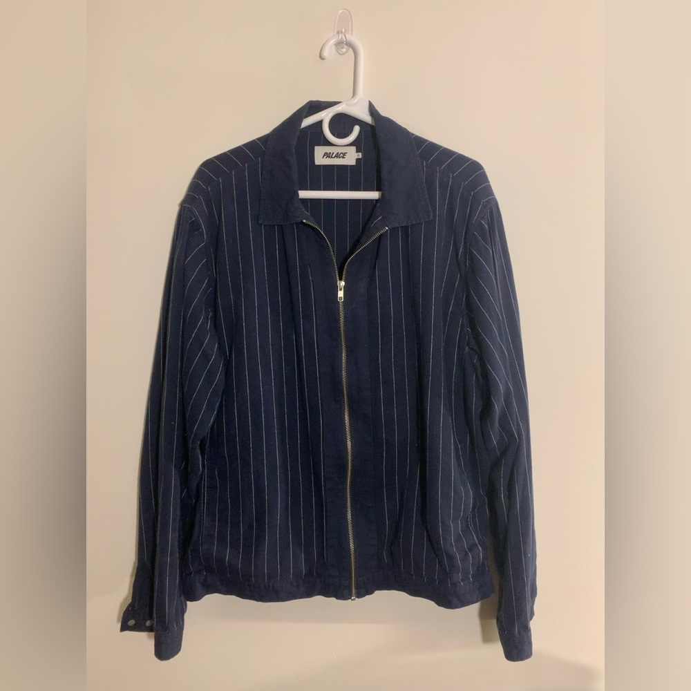 Palace Pinstripe Zip Shirt/Jacket Size XL